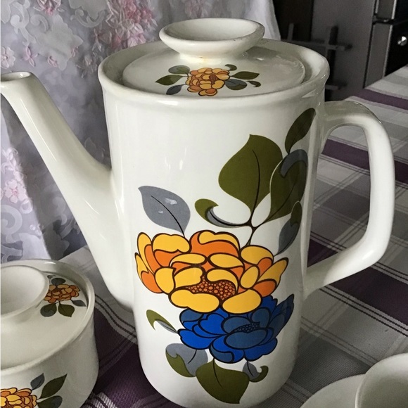 Ridgeway Ironstone “Majorca” vintage coffee service - Picture 2 of 5